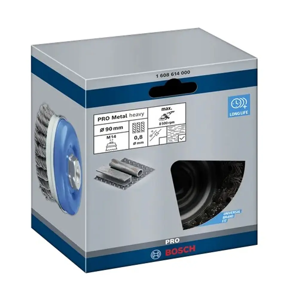 Catrabucha em copo Ø90mm PRO Metal heavy BOSCH  3