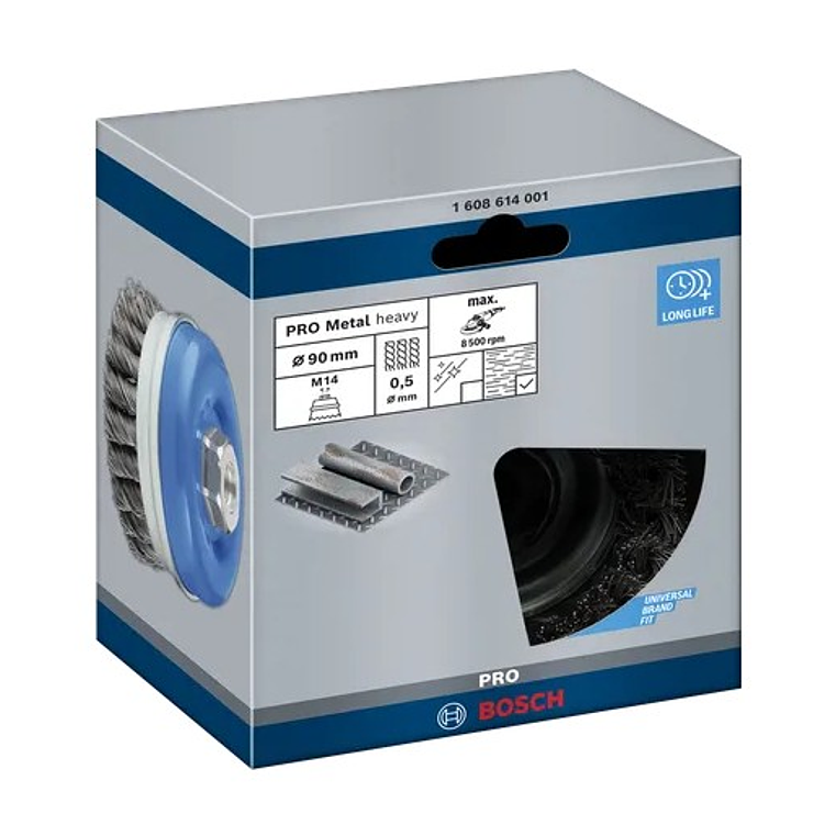 Catrabucha em copo Ø90mm PRO Metal heavy BOSCH  3