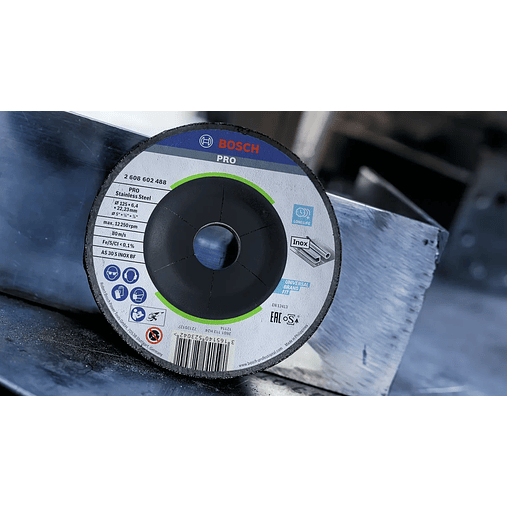Disco de Ø115mm rebarbar colado PRO Stainless Steel BOSCH  7