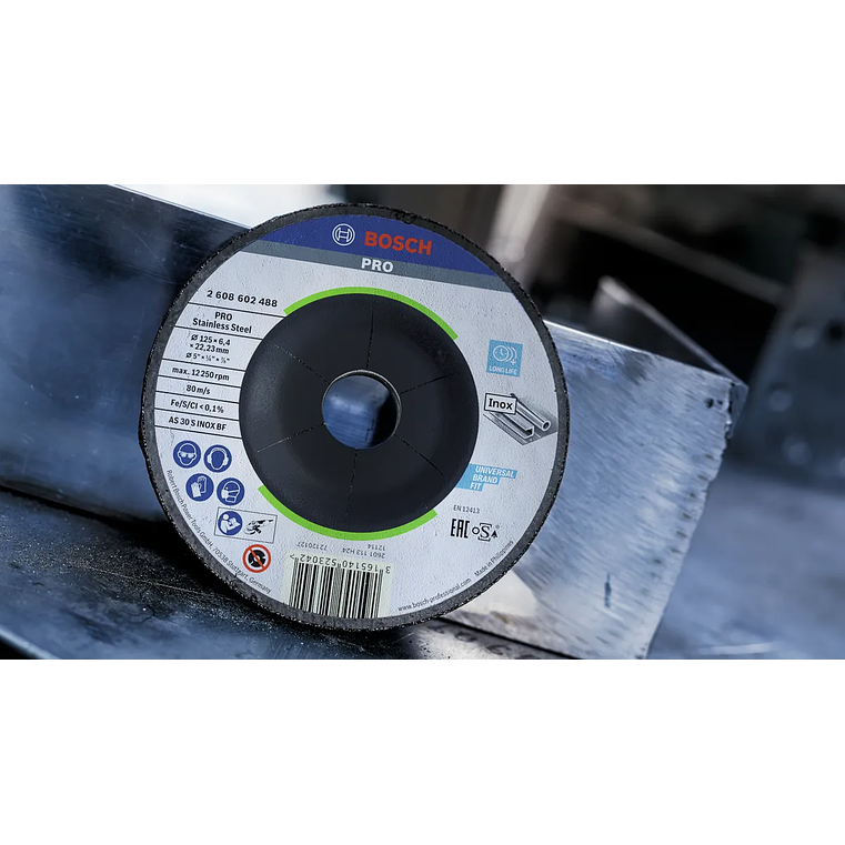 Disco de Ø115mm rebarbar colado PRO Stainless Steel BOSCH  7