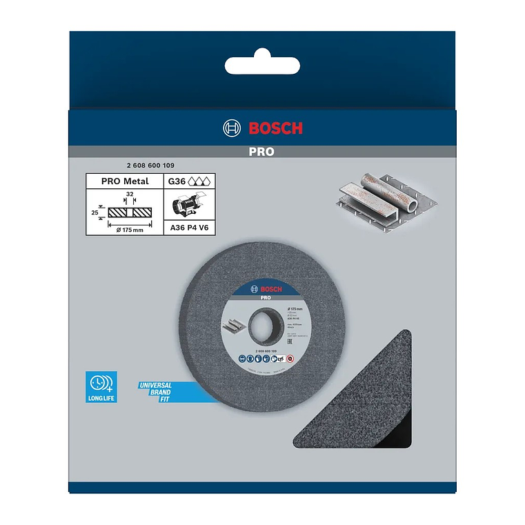Disco de Ø175mm rebarbar PRO Metal BOSCH  3