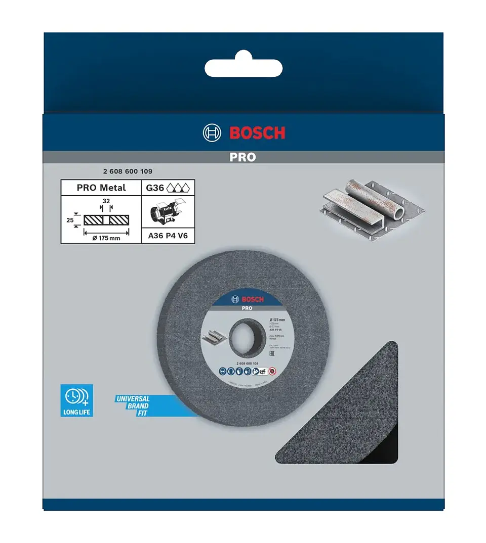 Disco de Ø175mm rebarbar PRO Metal BOSCH  3