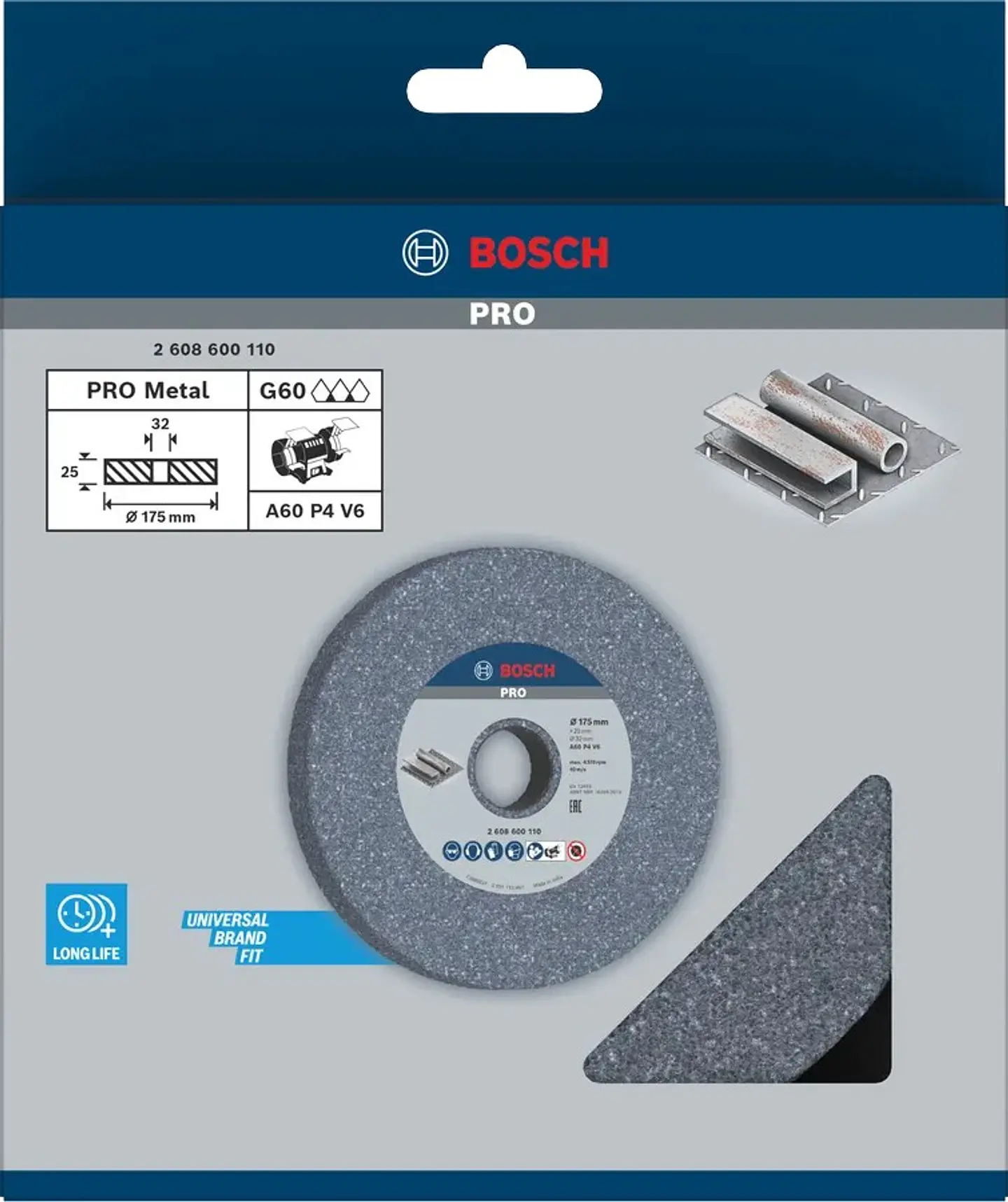 Disco de Ø175mm rebarbar PRO Metal BOSCH 3