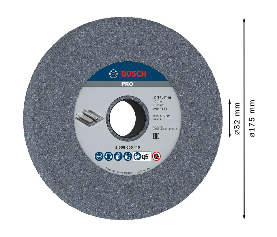 Disco de Ø175mm rebarbar PRO Metal BOSCH 2