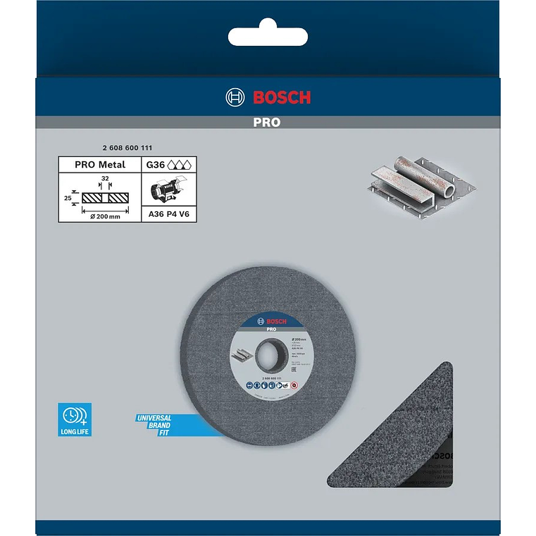 Disco de Ø200mm rebarbar PRO Metal BOSCH 3