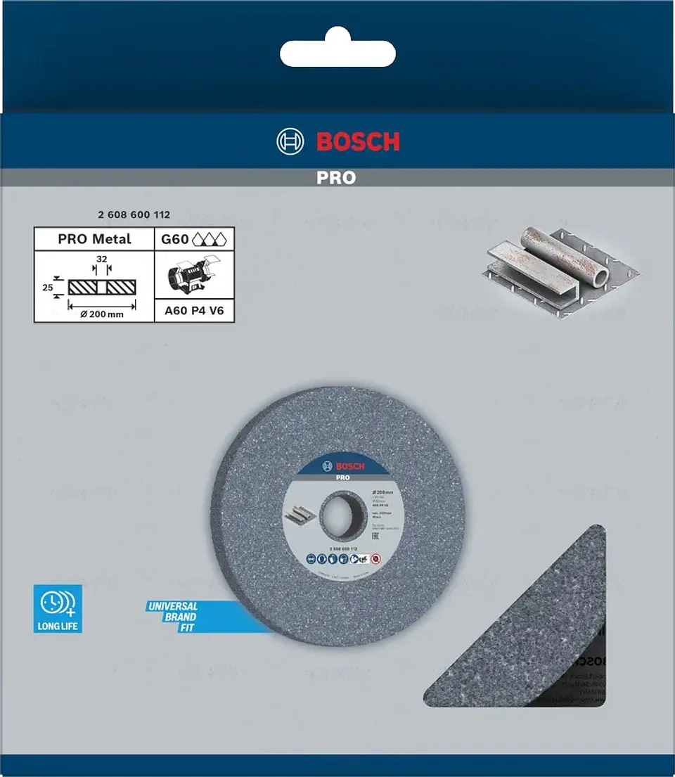 Disco de Ø200mm rebarbar PRO Metal BOSCH 3