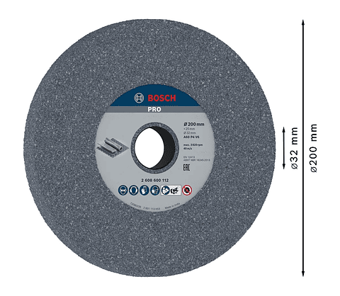 Disco de Ø200mm rebarbar PRO Metal BOSCH