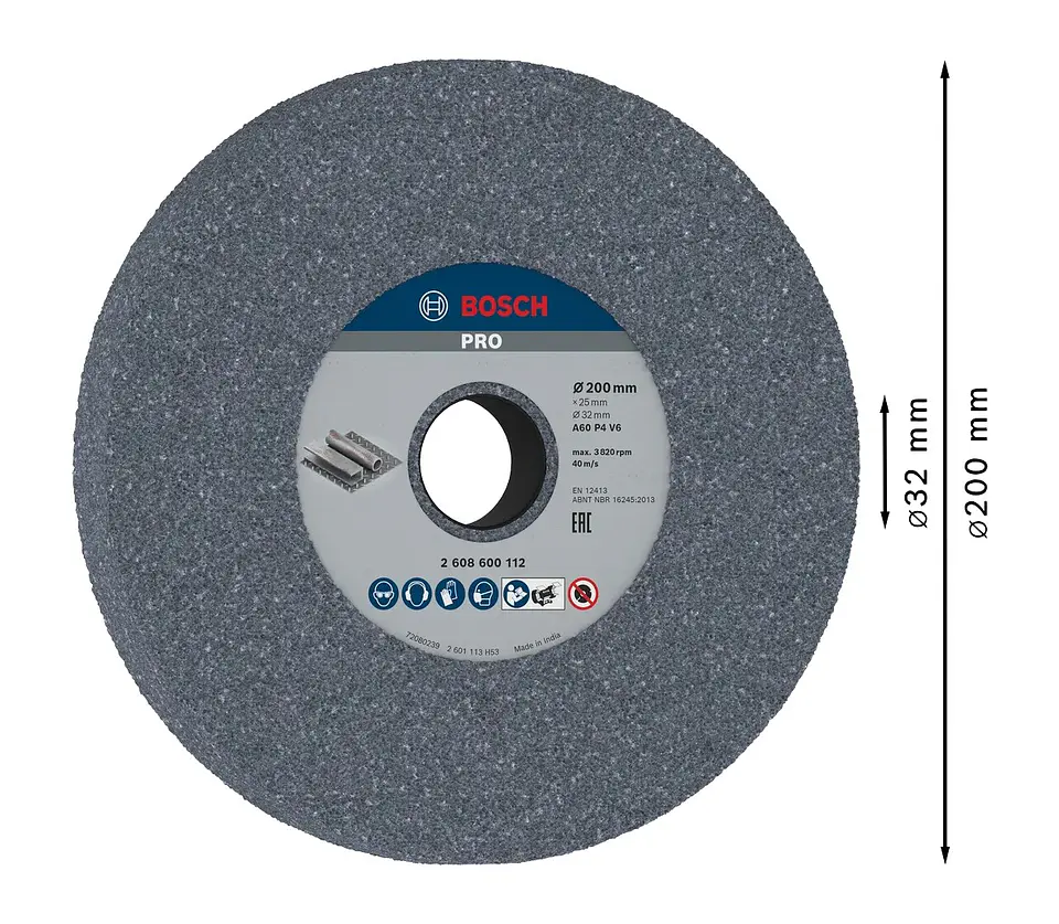 Disco de Ø200mm rebarbar PRO Metal BOSCH 2