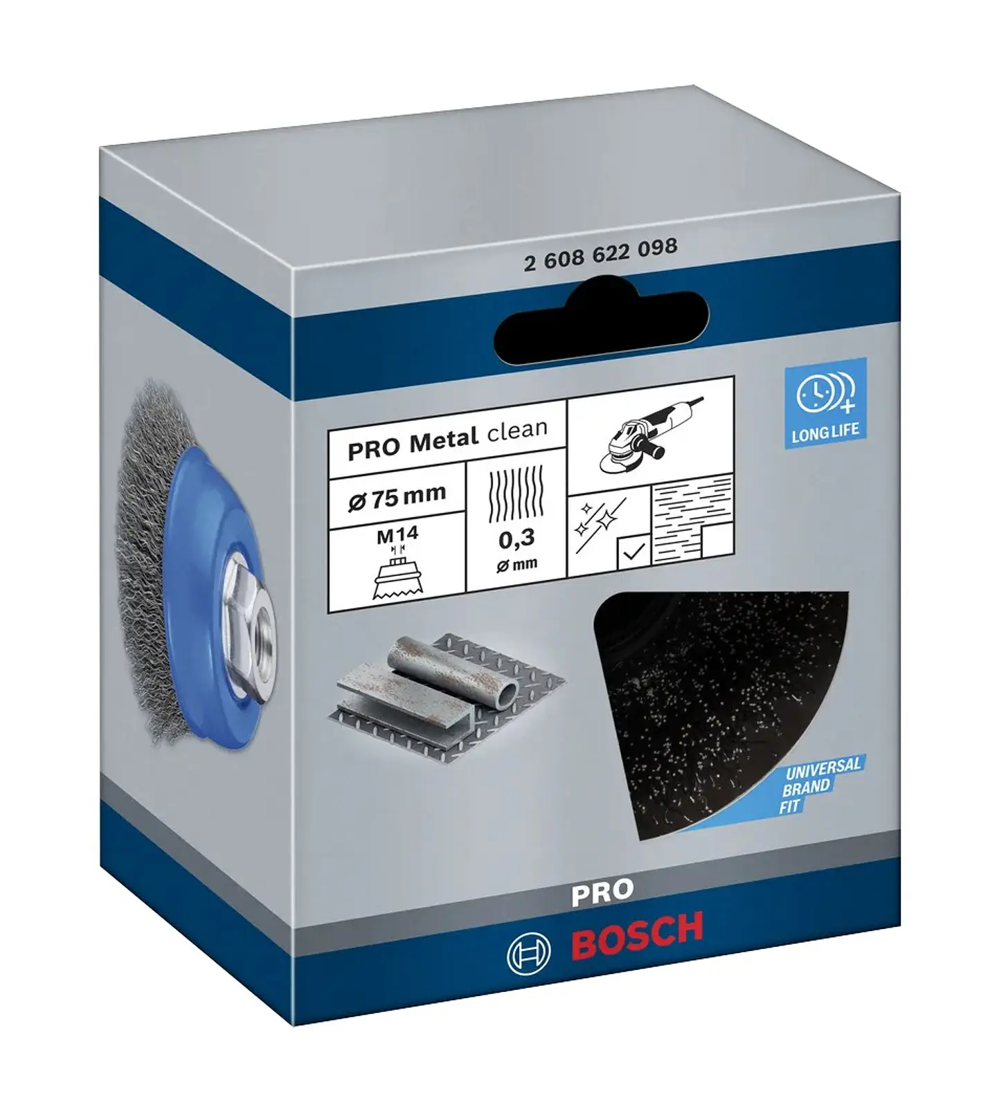 Catrabucha em copo Ø70 mm PRO Metal clean BOSCH 3