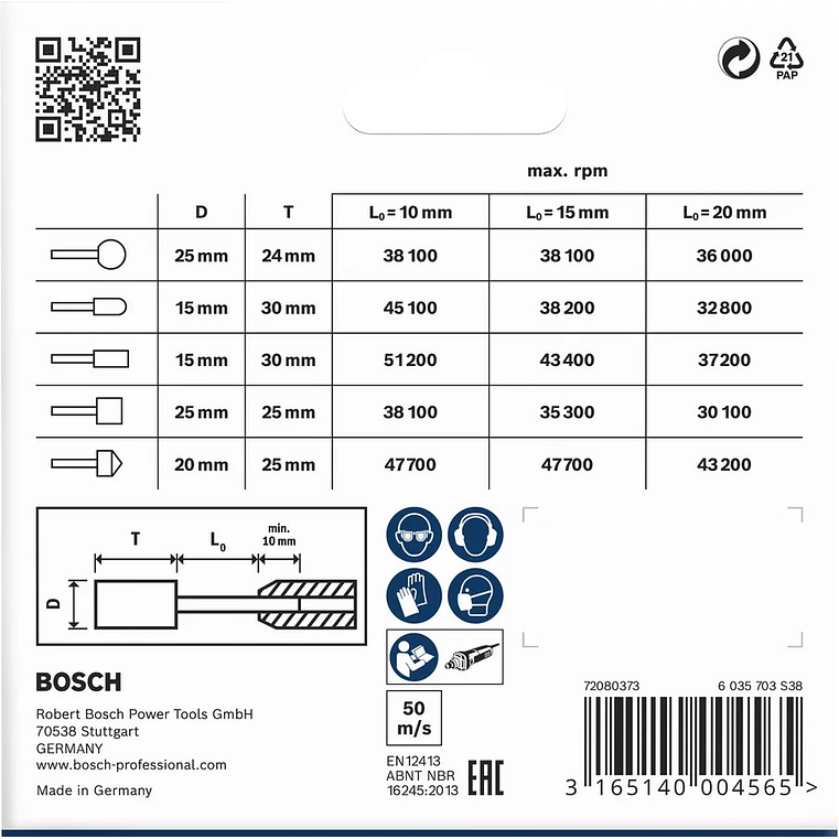 Conjunto de pontas montadas PRO Steel (5 unids) BOSCH 3