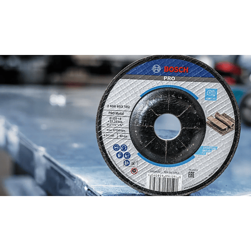 Disco de rebarbar colado Ø115mm PRO Metal BOSCH  7