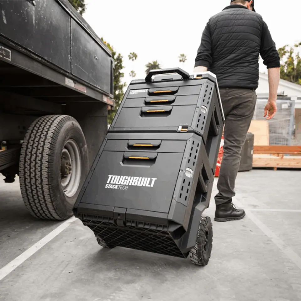 Mala com rodas com 2 gavetas TB-B1-D-R92 STACKTECH TOUGHBUILT 4