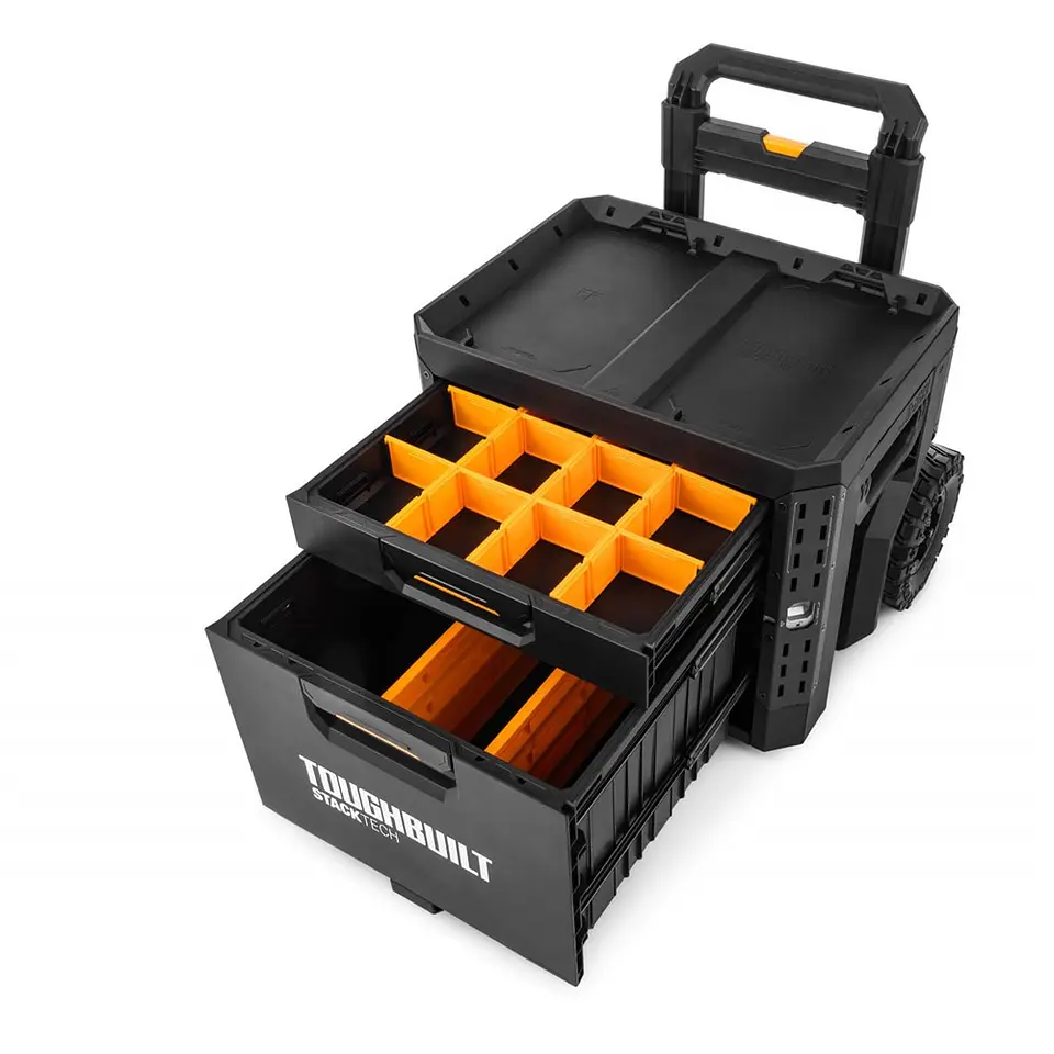 Mala com rodas com 2 gavetas TB-B1-D-R92 STACKTECH TOUGHBUILT 1