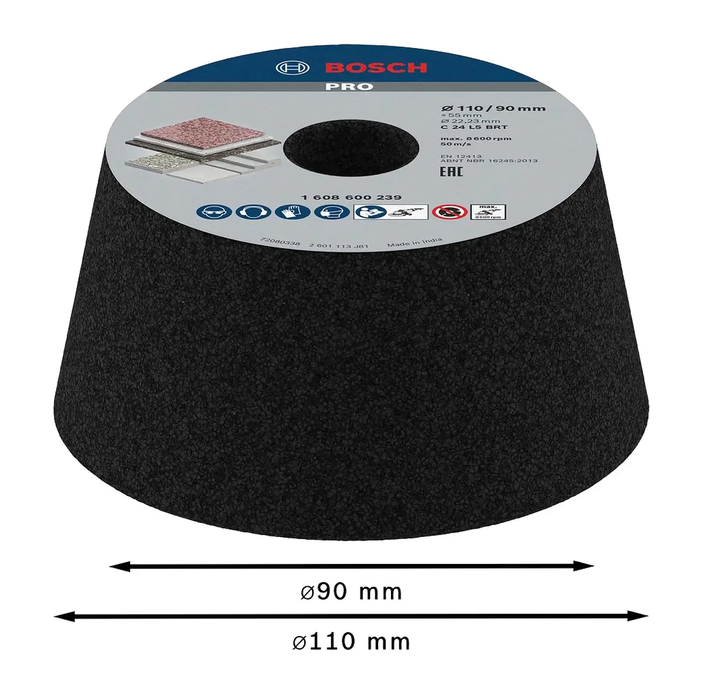 Mó cónica PRO Stone BOSCH  2