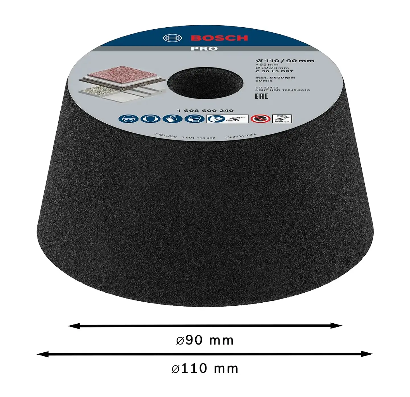 Mó cónica PRO Stone BOSCH 2