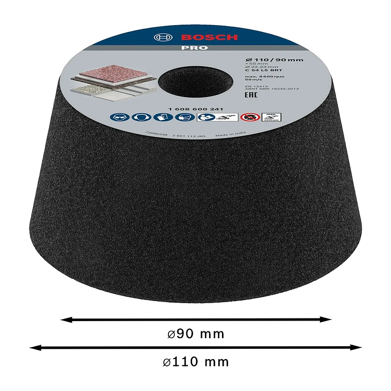 Mó cónica PRO Stone BOSCH 2