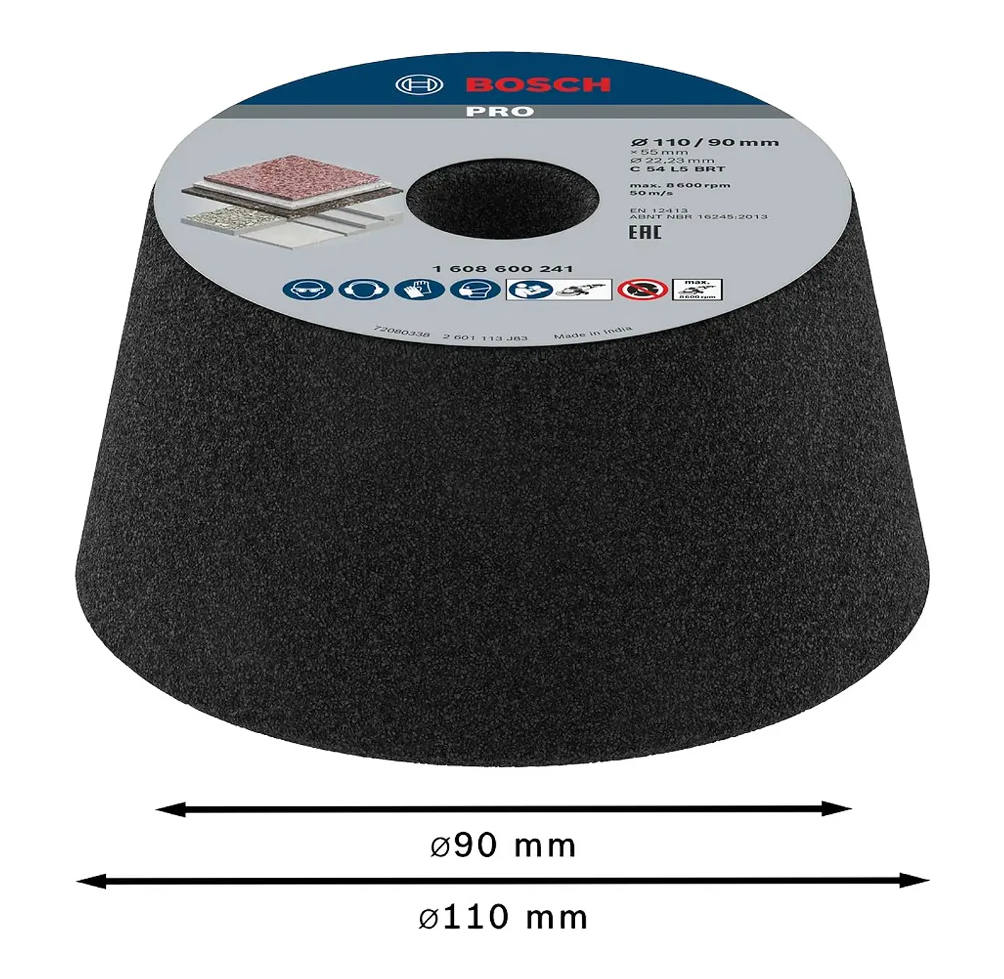 Mó cónica PRO Stone BOSCH 2