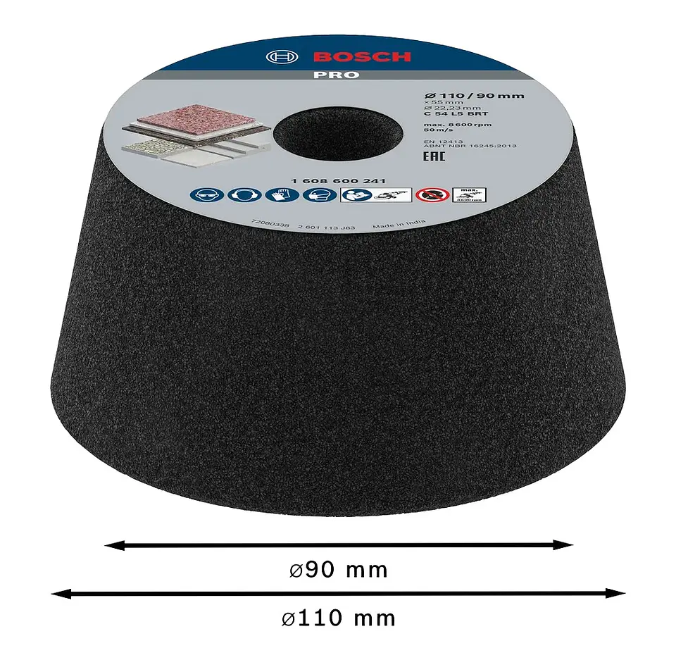 Mó cónica PRO Stone BOSCH 2