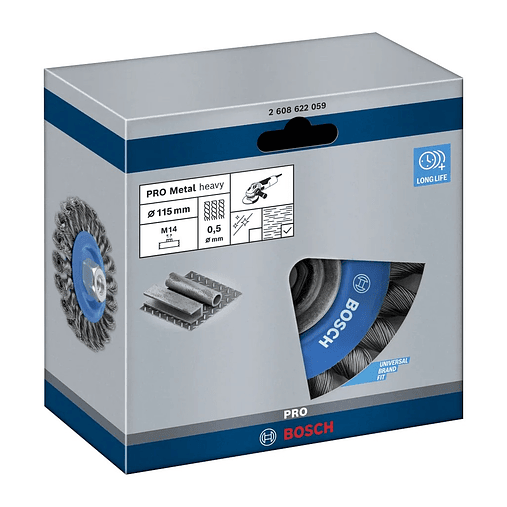 Catrabucha em disco Ø115mm PRO Metal heavy BOSCH  3