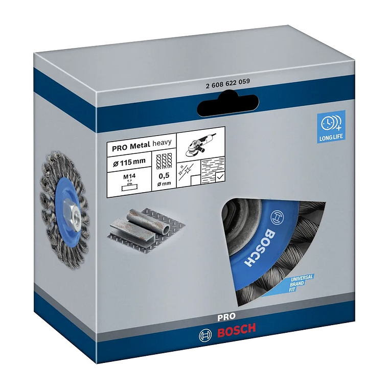 Catrabucha em disco Ø115mm PRO Metal heavy BOSCH  3