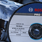 Disco de rebarbar colado Ø180 mm PRO Metal BOSCH - Thumbnail 6