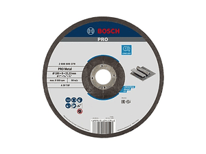 Disco de rebarbar colado Ø180 mm PRO Metal BOSCH
