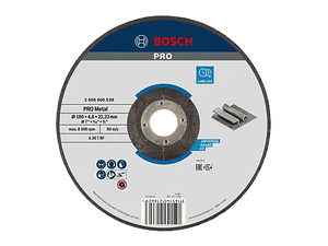 Disco de rebarbar colado Ø180 mm PRO Metal BOSCH