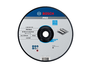Disco de rebarbar colado Ø230mm PRO Metal BOSCH