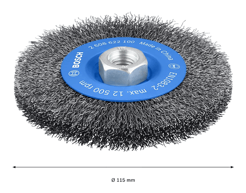 Catrabucha em disco Ø115mm PRO Metal clean BOSCH 