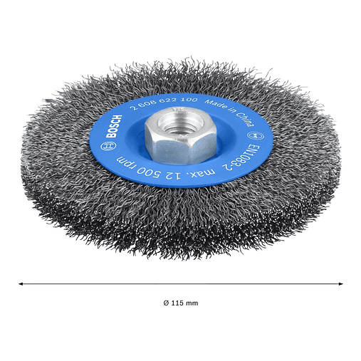 Catrabucha em disco Ø115mm PRO Metal clean BOSCH  2