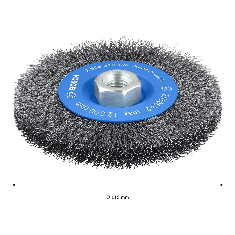 Catrabucha em disco Ø115mm PRO Metal clean BOSCH  2