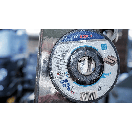 Disco de rebarbar Ø115mm colado PRO Metal BOSCH  10