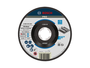 Disco de rebarbar Ø125mm colado PRO Metal BOSCH