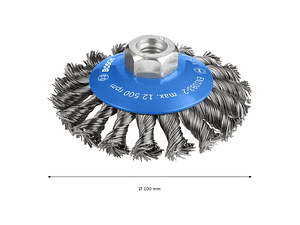 Catrabucha biselada Ø100mm PRO Metal heavy BOSCH 