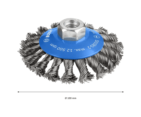 Catrabucha biselada Ø100mm PRO Metal heavy BOSCH 