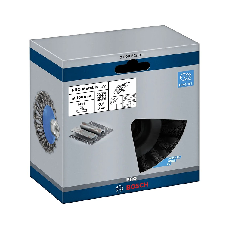 Catrabucha biselada Ø100mm PRO Metal heavy BOSCH  3