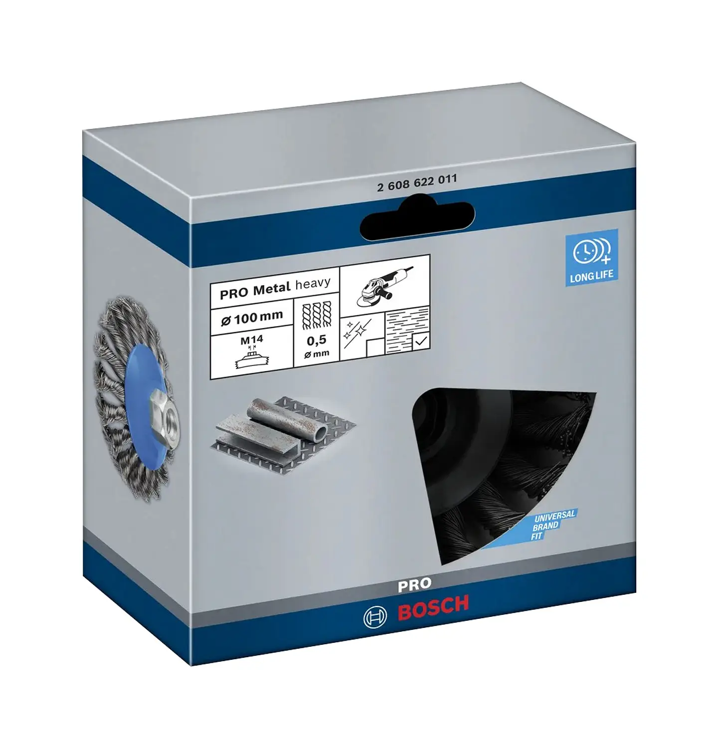 Catrabucha biselada Ø100mm PRO Metal heavy BOSCH  3