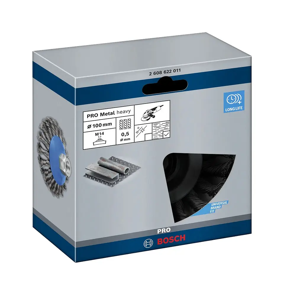 Catrabucha biselada Ø100mm PRO Metal heavy BOSCH  3