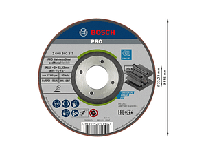 Disco de rebarbar Ø115mm colado PRO Semi-Flexible BOSCH 