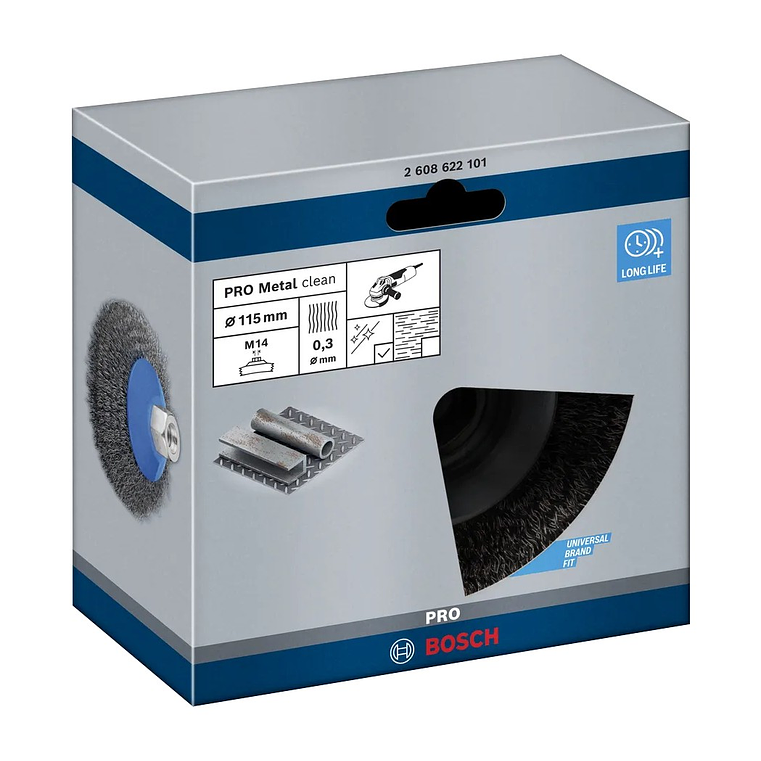 Catrabucha biselada Ø115mm PRO Metal clean BOSCH 2