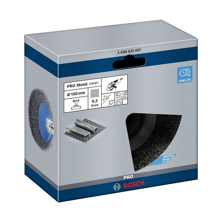 Catrabucha biselada Ø100mm PRO Metal clean BOSCH  2