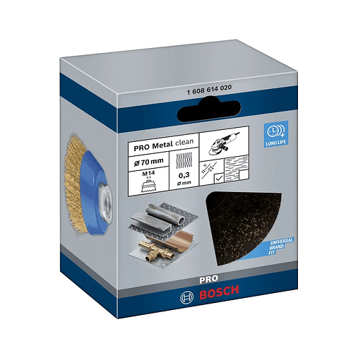 Catrabucha em copo Ø70mm PRO Metal clean BOSCH 3