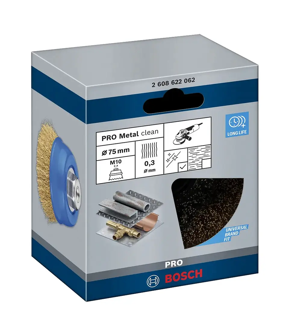 Escova de copo Ø75mm PRO Metal clean BOSCH 3