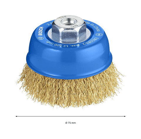 Escova de copo Ø75mm PRO Metal clean BOSCH