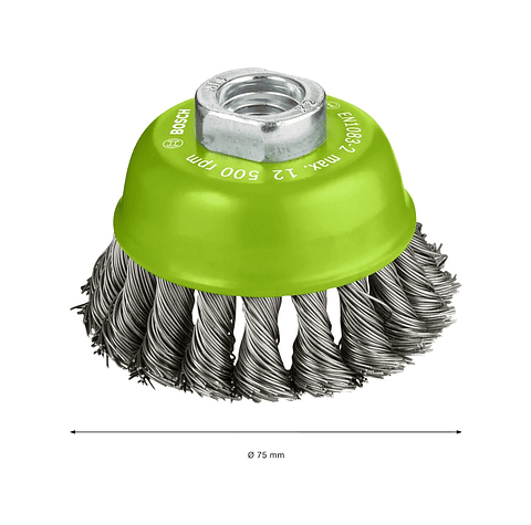 Catrabucha em copo Ø75mm PRO Stainless Steel heavy BOSCH 