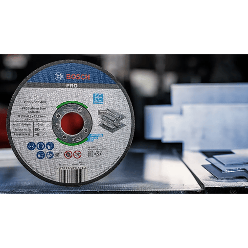 Disco abrasivo colado Ø115mm PRO Stainless Steel and Metal BOSCH  10
