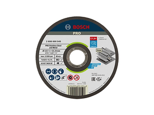 Disco abrasivo colado Ø115mm PRO Stainless Steel and Metal BOSCH 