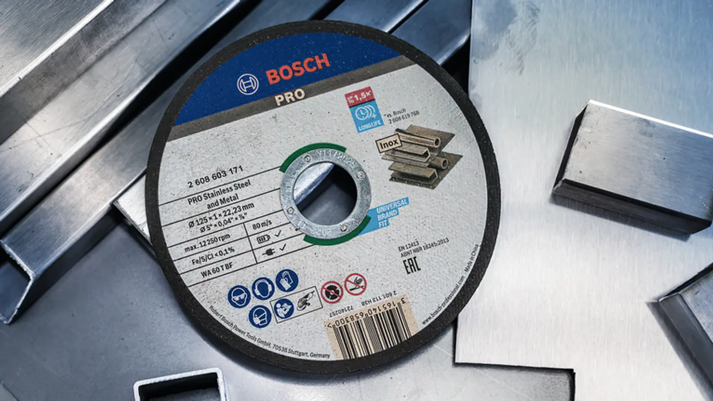 Disco abrasivo colado Ø125mm PRO Stainless Steel and Metal BOSCH 8