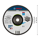 Disco abrasivo colado Ø180mm PRO Stainless Steel and Metal BOSCH  - Thumbnail 2