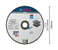 Disco abrasivo colado Ø180mm PRO Stainless Steel and Metal BOSCH - Thumbnail 2
